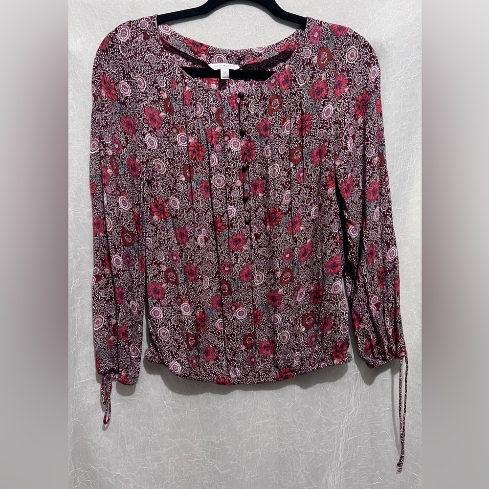 Lucky brand patterned blouse​​​ - Picture 2 of 7